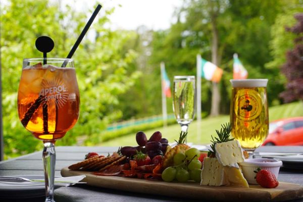 Afternoon Sharing Platter on the Pergola at Twin Trees Hotel