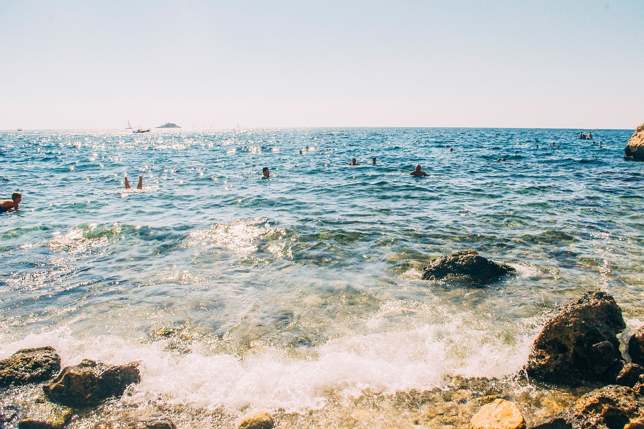 sea swimming